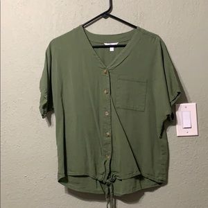 Olive Button Up
